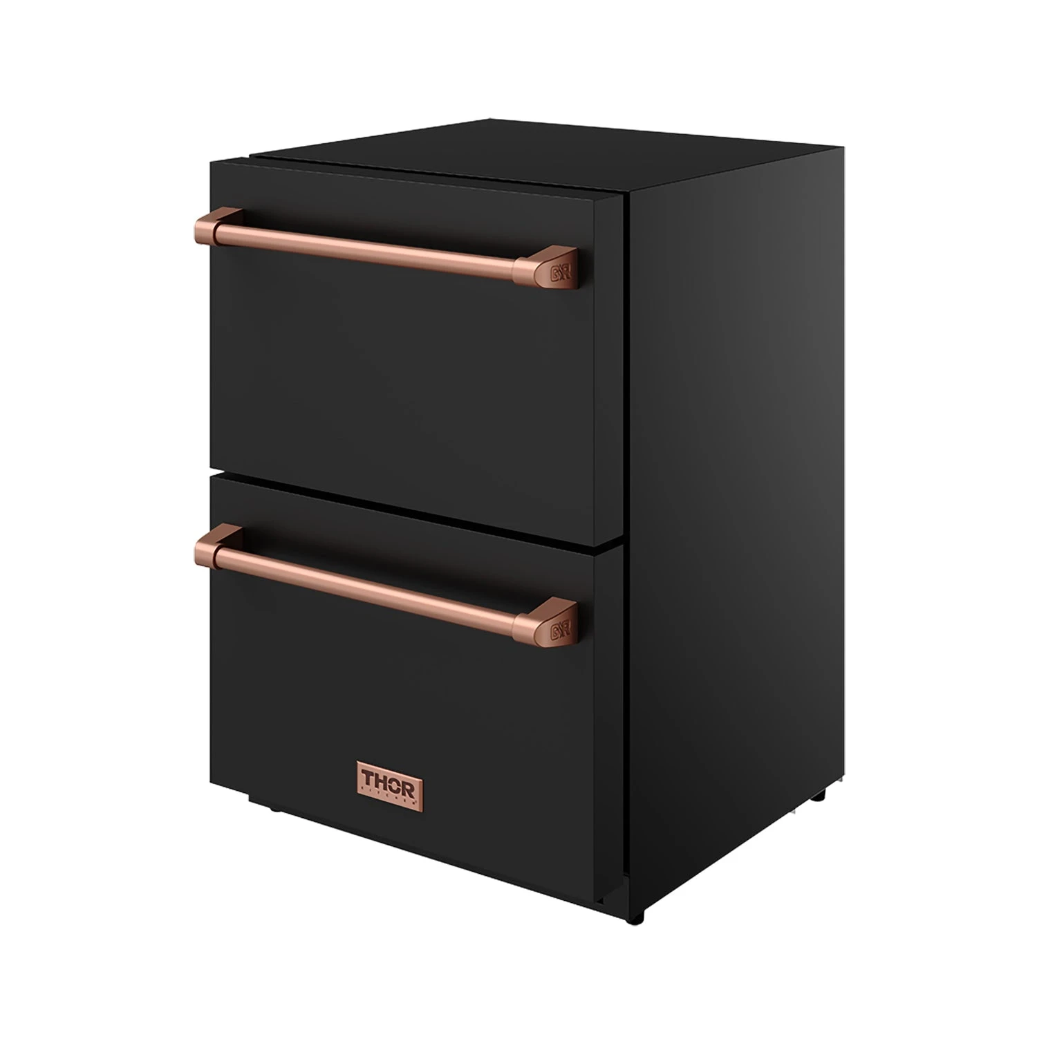24″ Undercounter Built-in / Freestanding Drawer Freezer Black/rose Gold Gordon Ramsay Series RZ24UBRSG