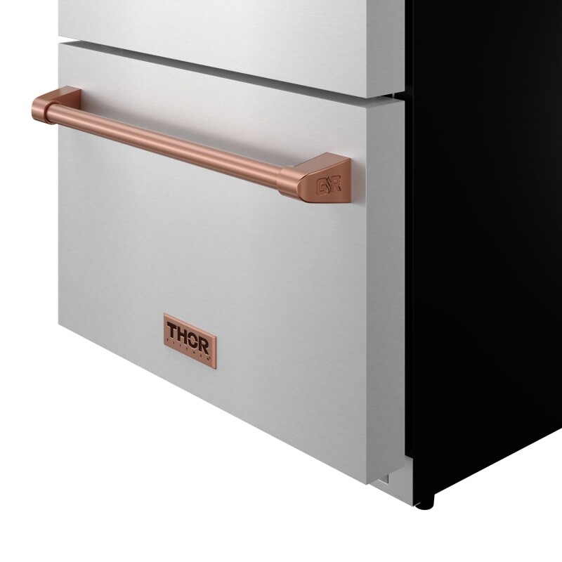 24 Inch Undercounter Built-in / Freestanding Drawer Freezer Stainless Steel/rose Gold Gordon Ramsay Series RZ24URSG