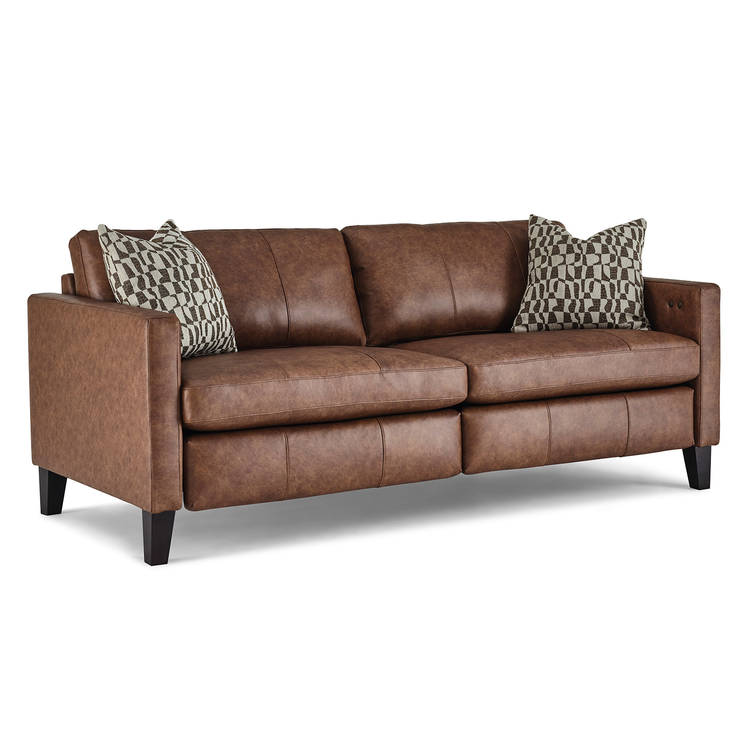 Traftly - Modern Styled Incliner Sofa - Dark Walnut - S100RI4DW S100RI4DW