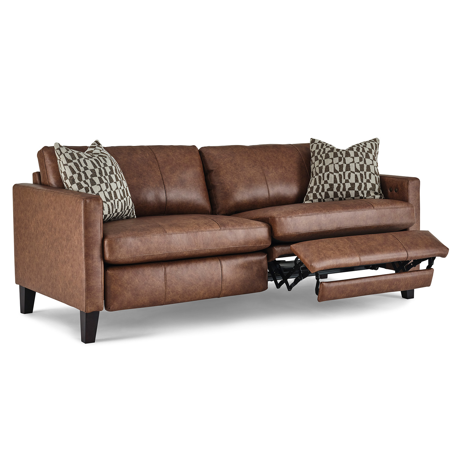 Traftly - Modern Styled Incliner Sofa - Dark Walnut - S100RI4DW S100RI4DW