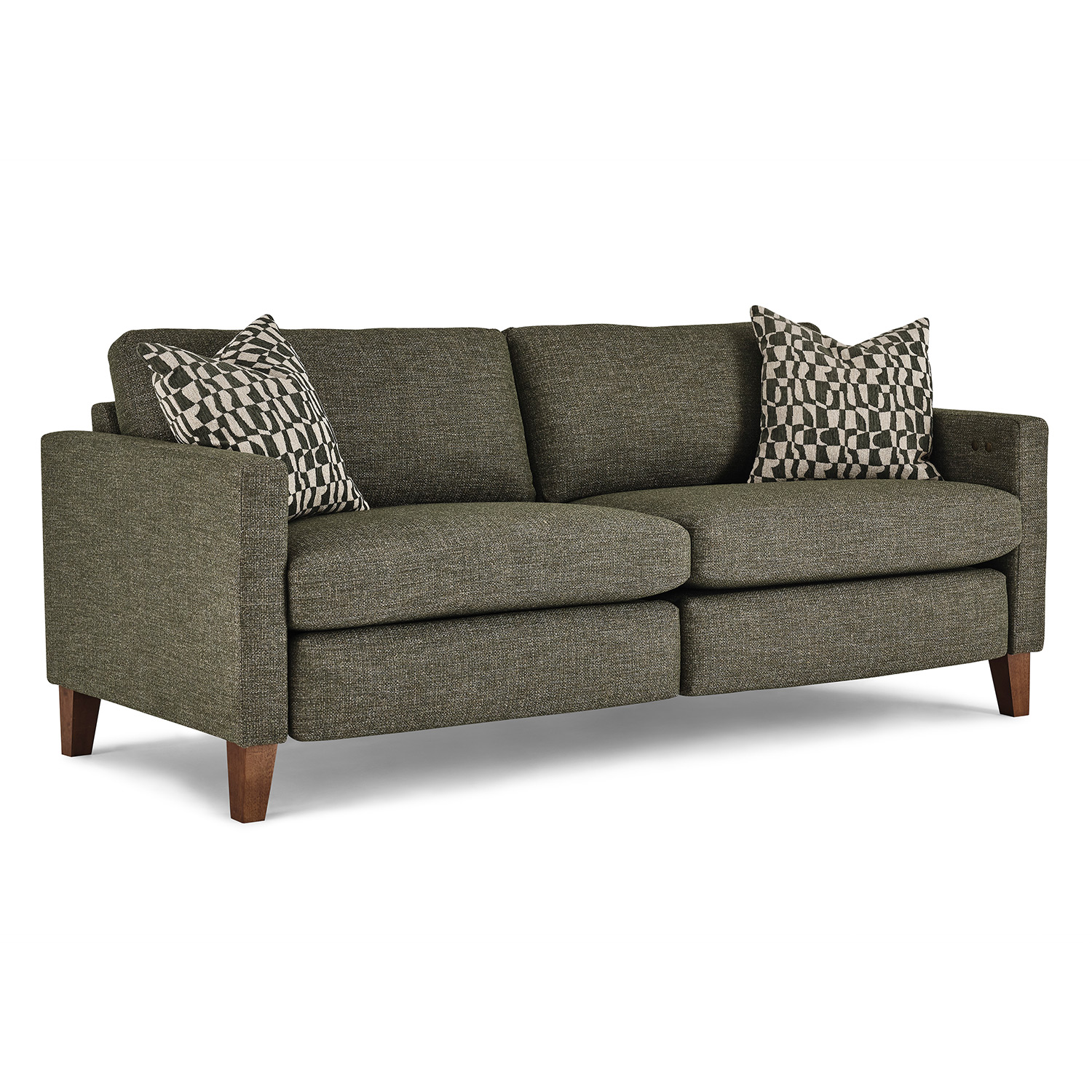 Traftly - Modern Styled Incliner Sofa - Dark Walnut - S100RI4DW S100RI4DW