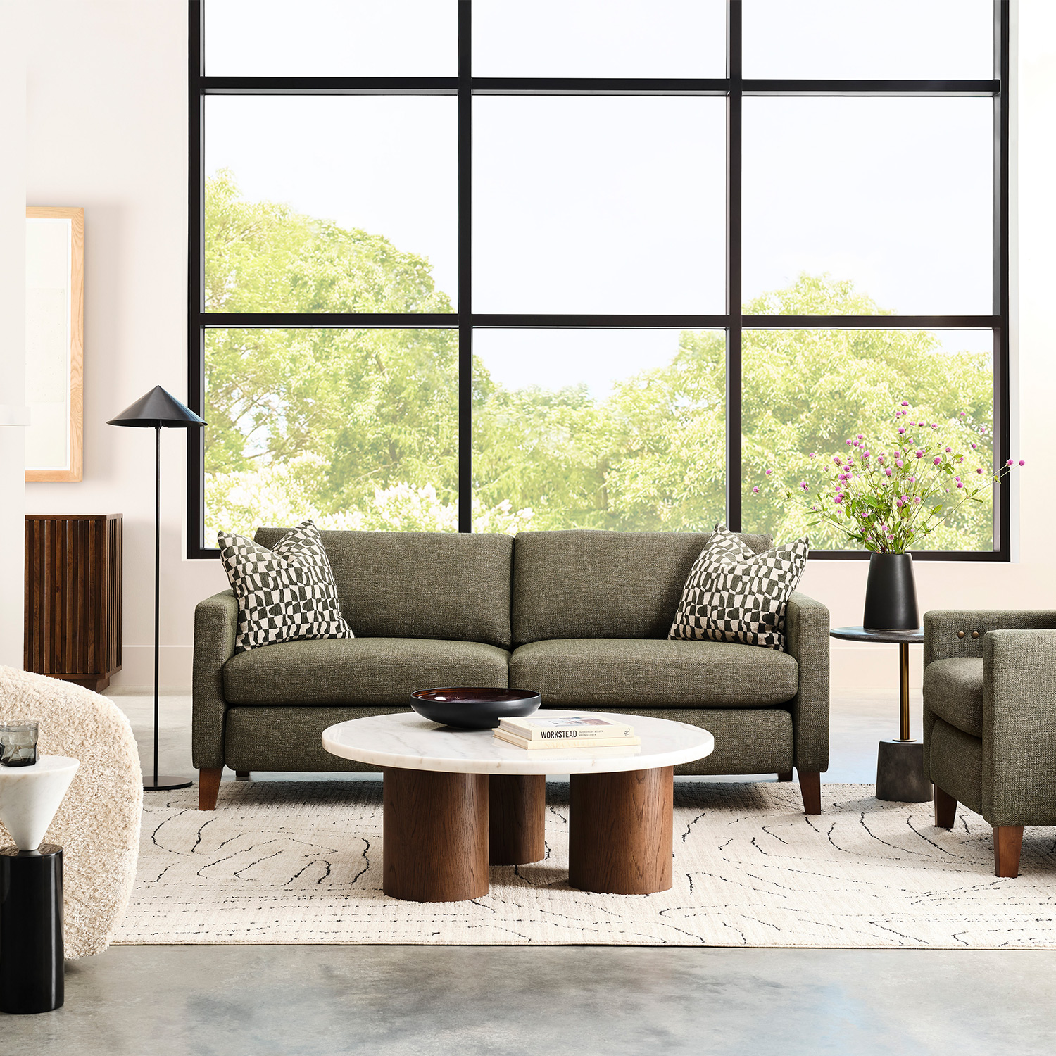 Traftly - Modern Styled Incliner Sofa - Dark Walnut - S100RI4DW S100RI4DW