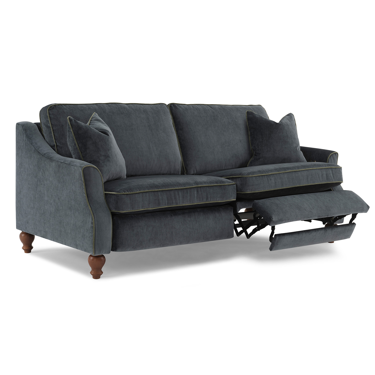 Adeline - Traditionally Styled Incliner Sofa - Dark Walnut - S120RI4DW S120RI4DW