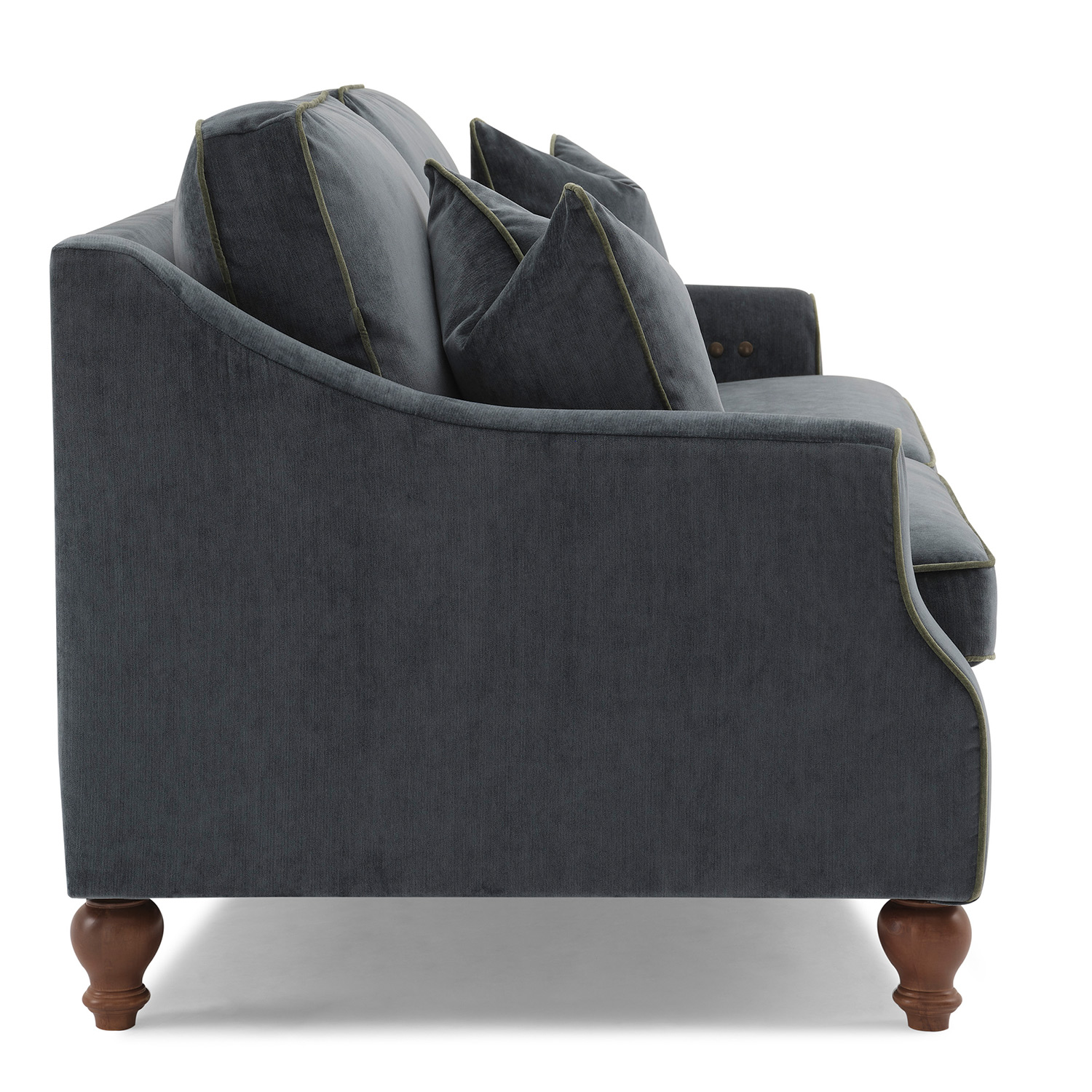 Adeline - Traditionally Styled Incliner Sofa - Dark Walnut - S120RI4DW S120RI4DW