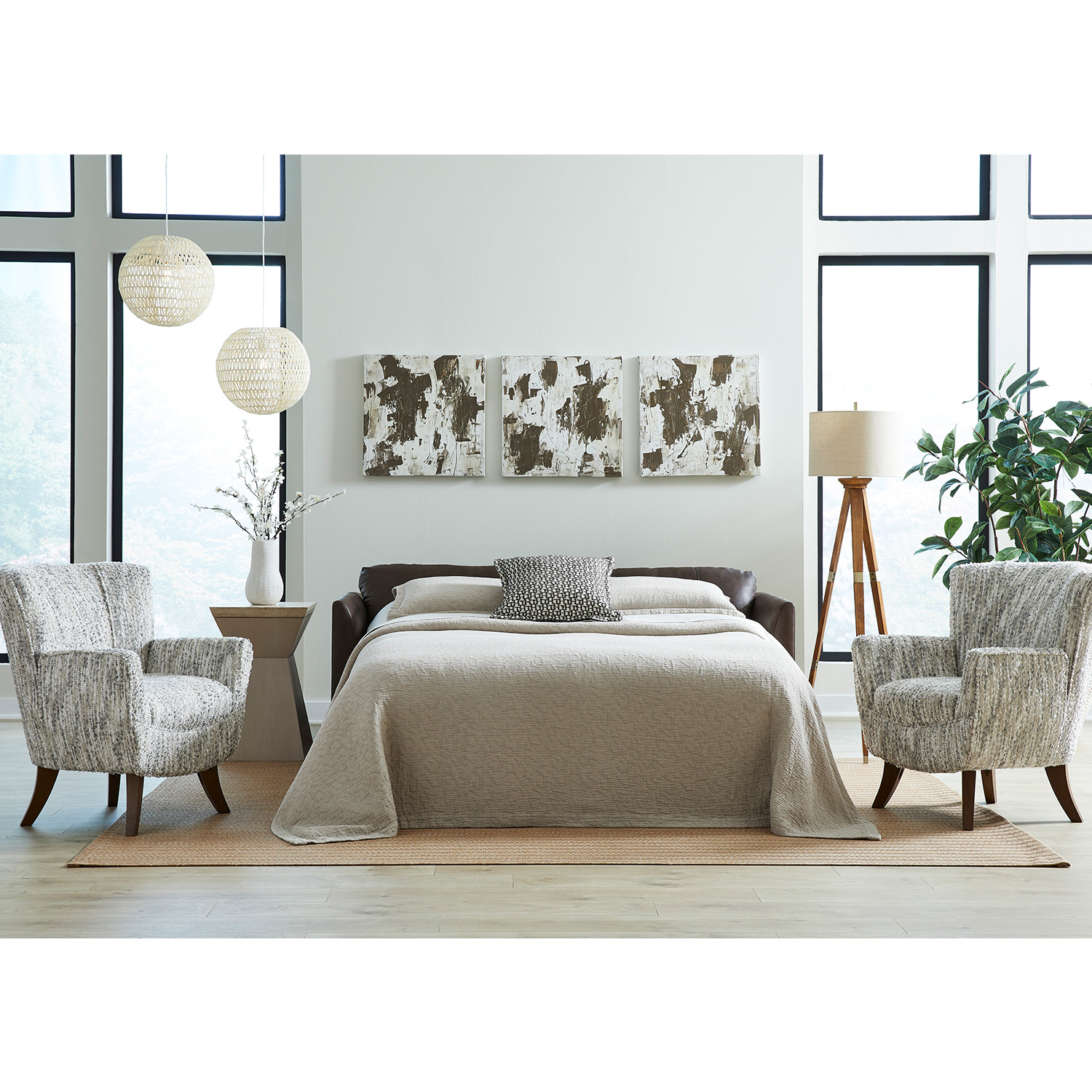 Bayment - Modern, Sleeper Sofa - Espresso - S13FE S13FE