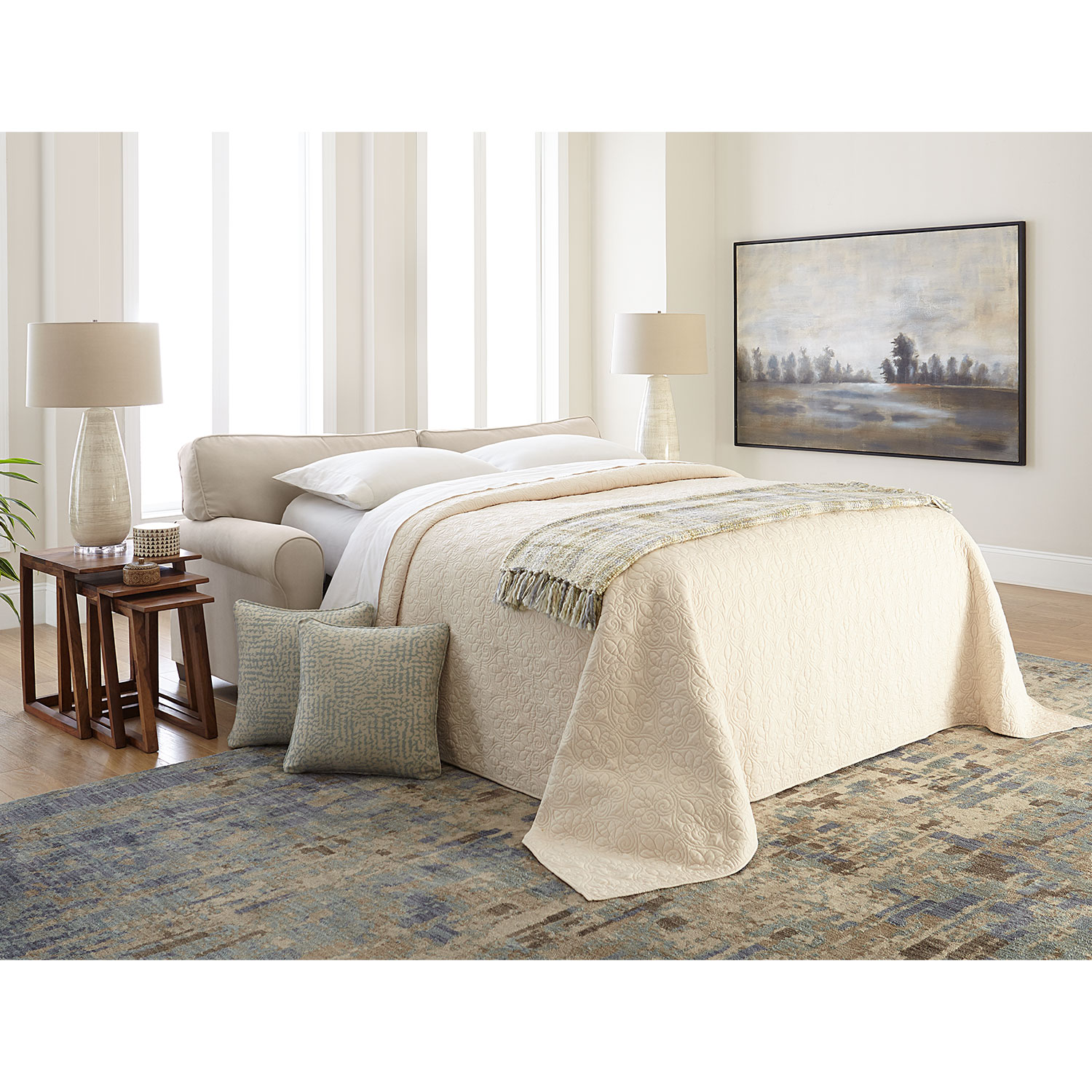 Shannon - Traditional, Sleeper Sofa - Espresso - S14FE S14FE