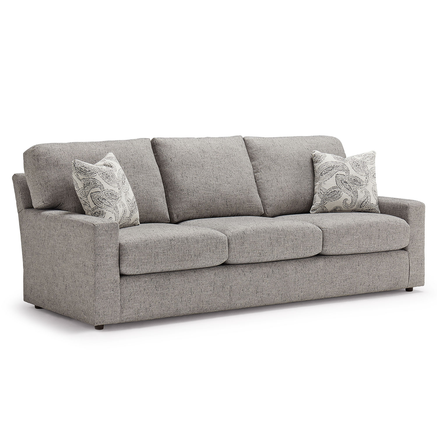 Dovely - Transitional, Stationary Sofa W/ 2 Pillows - S25 S25