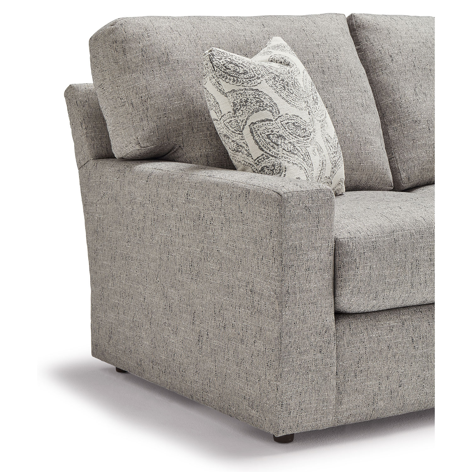 Dovely - Transitional, Stationary Sofa W/ 2 Pillows - S25 S25