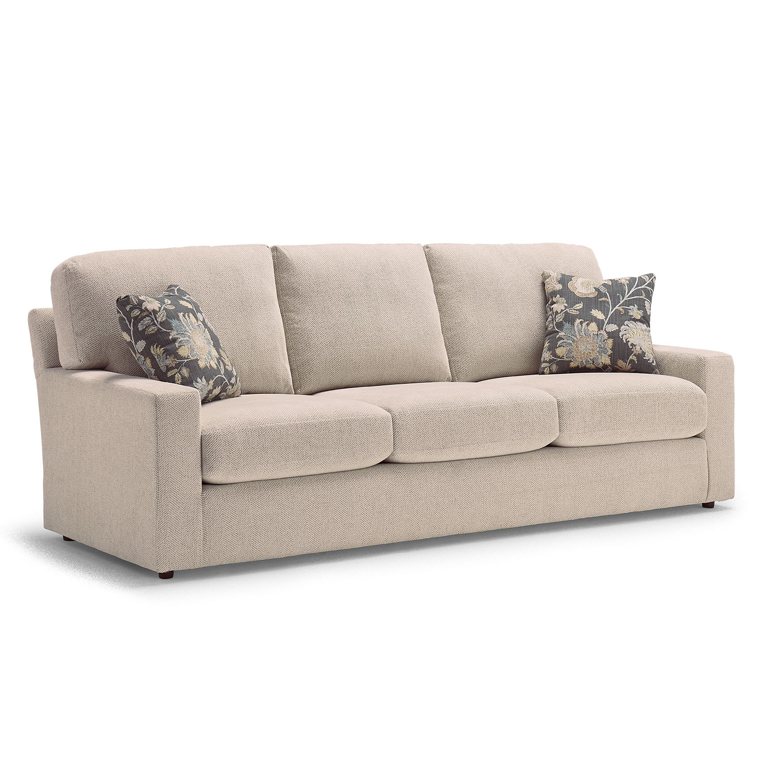 Dovely - Transitional, Stationary Sofa W/ 2 Pillows - S25 S25