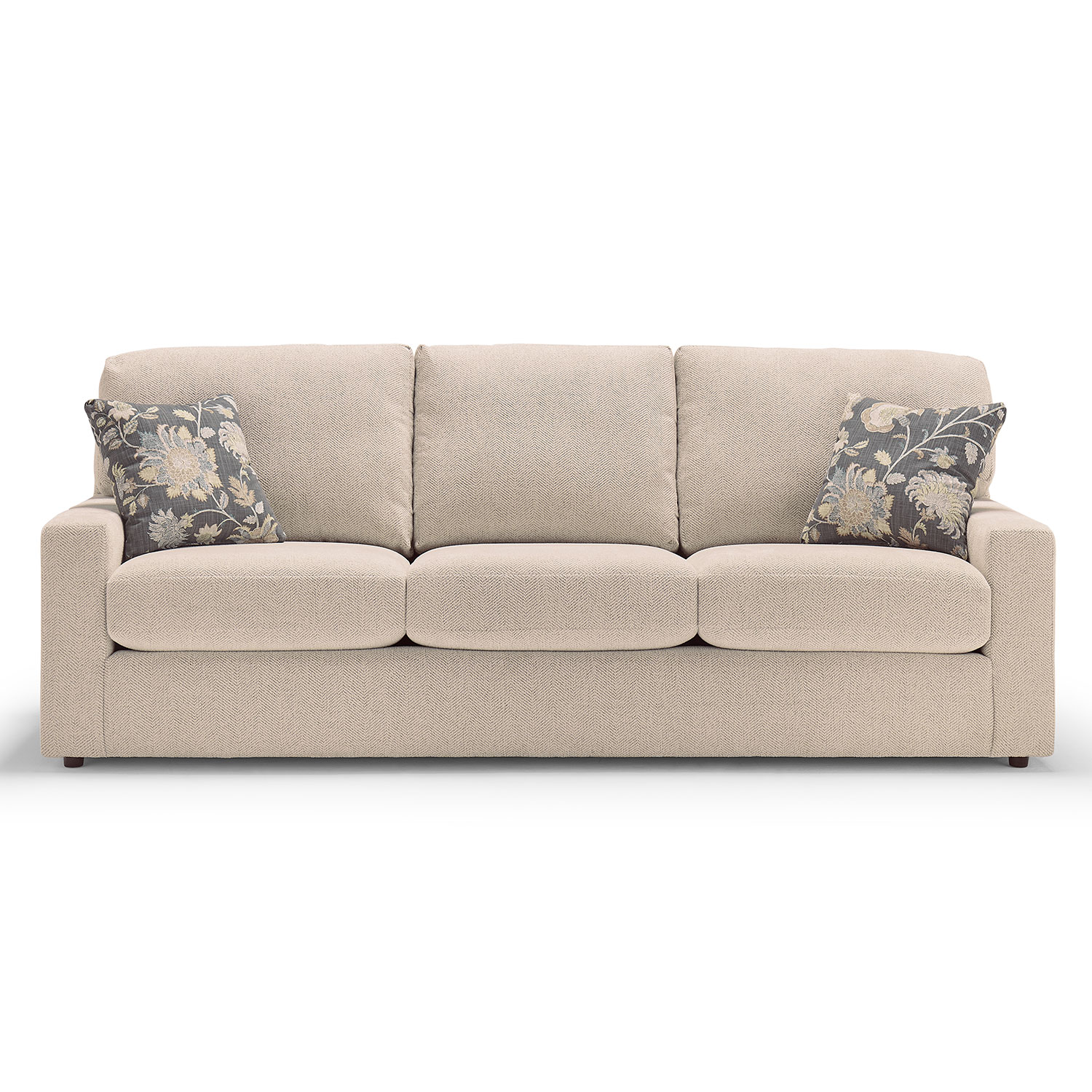 Dovely - Transitional, Stationary Sofa W/ 2 Pillows - S25 S25