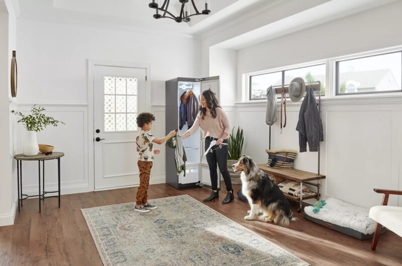 LG Styler® Smart wi-fi Enabled Steam Closet with TrueSteam® Technology and Exclusive Moving Hangers view 4