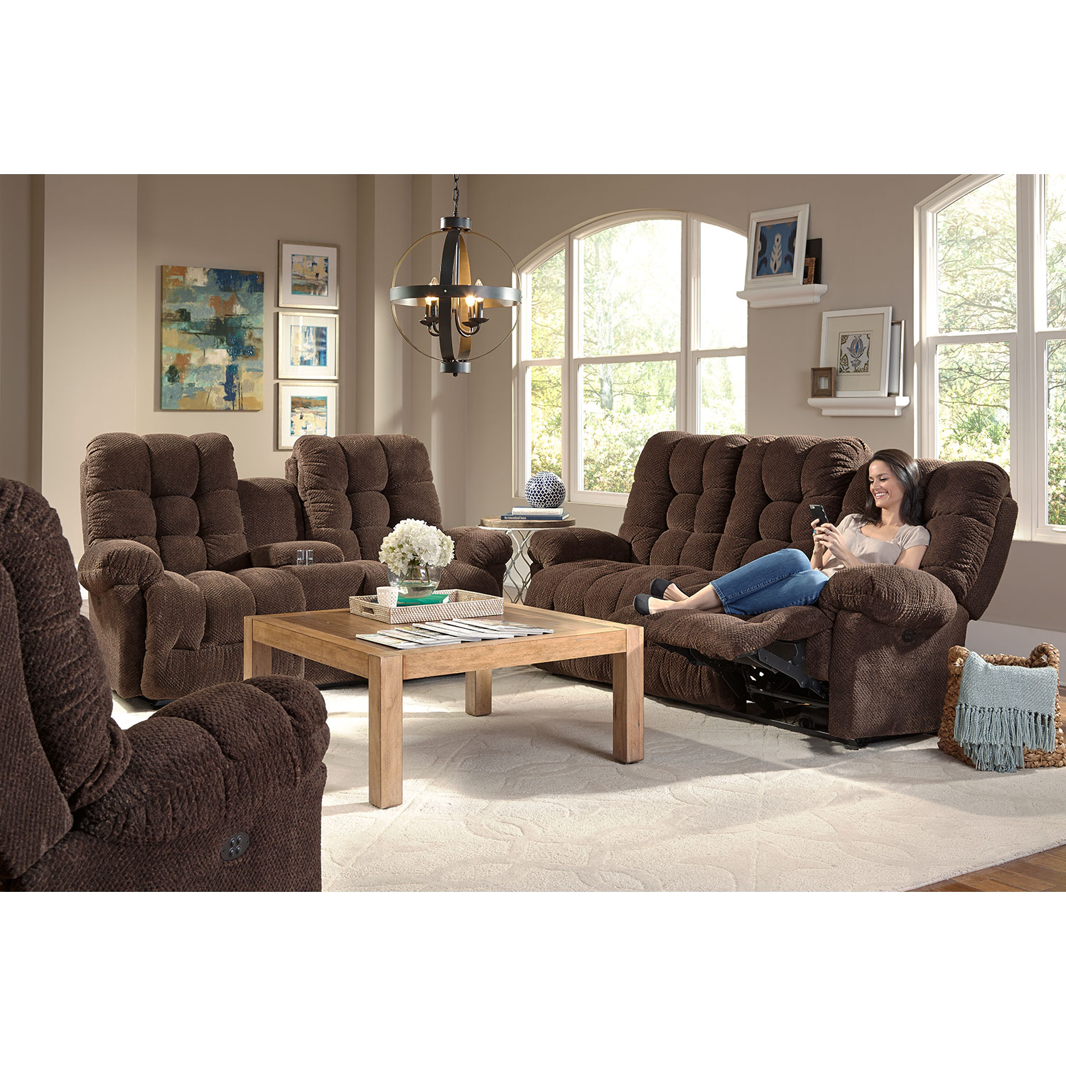 Everlasting - Pillow Soft Dual Reclining Sofa - S515RP4 S515RP4