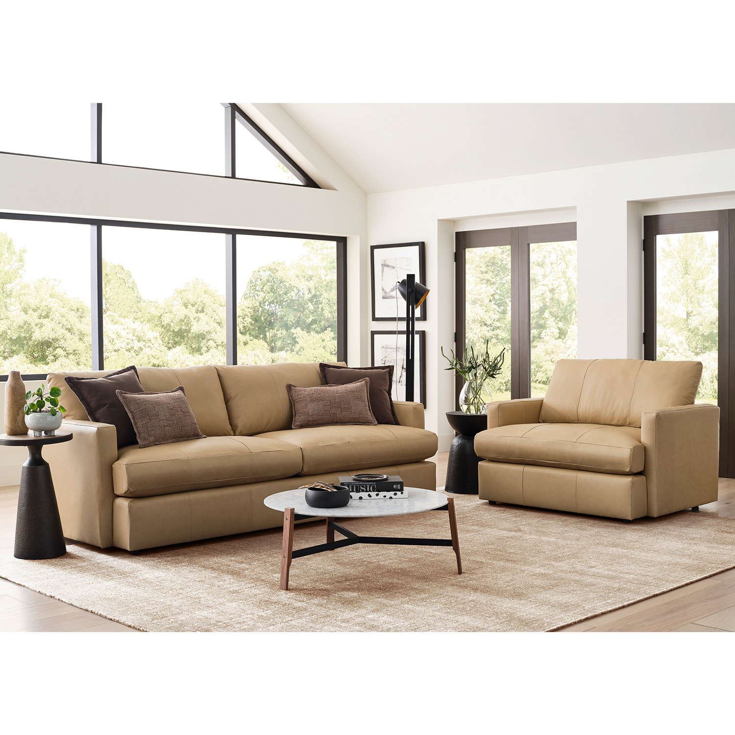 Rumord - Expansive 93" Silhouette Featuring Down-feather Blend Hybrid Cushions - S60 S60