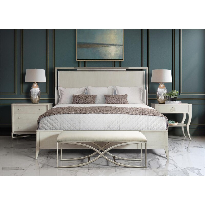 Maisie King Panel Bed S643
