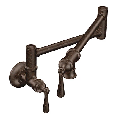 Traditional Wall Mount Swing Arm Pot Filler S664ORB
