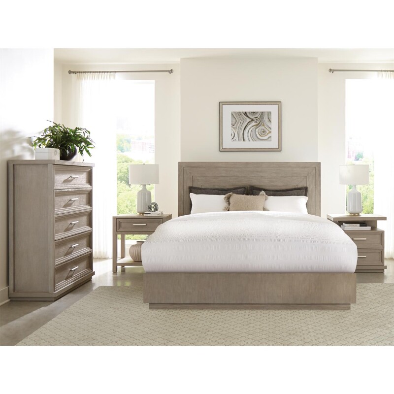 Cascade Dovetail King Panel Bed S689