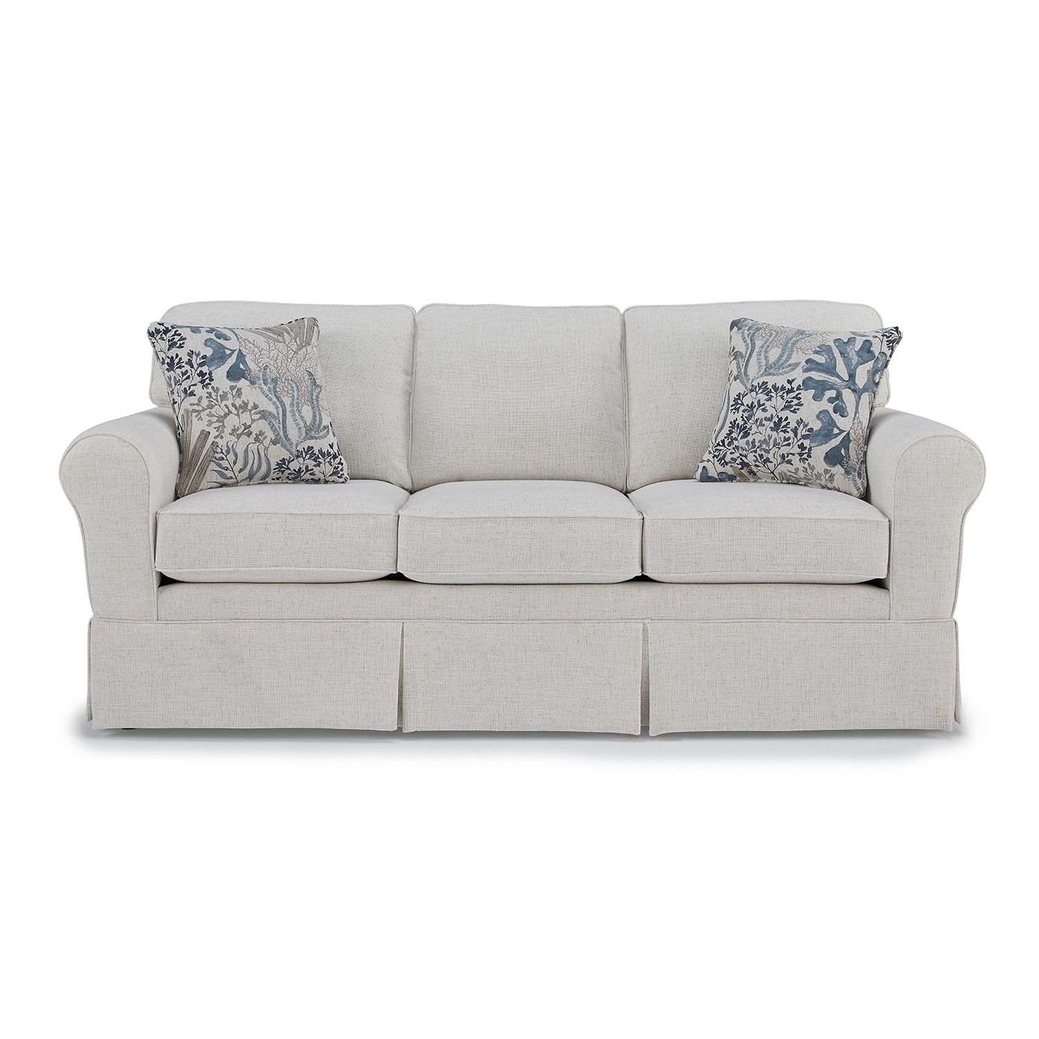 Susanna - Rolled Arm Skirted Sofa - S70 S70