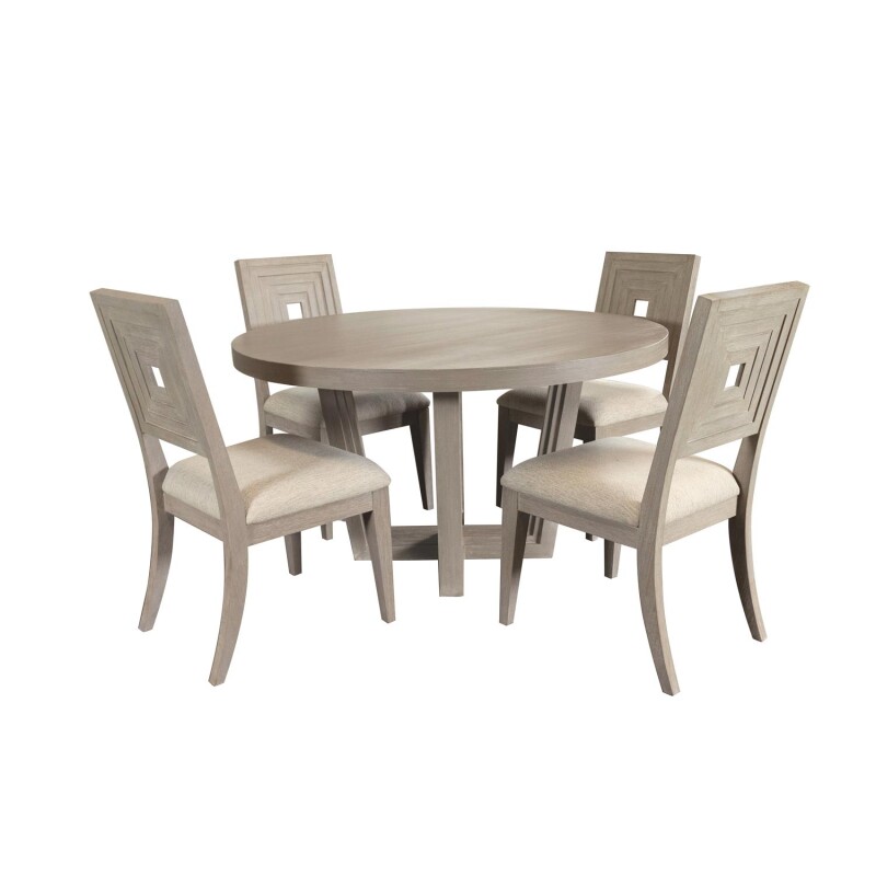 Cascade Dovetail Round Dining Table S704