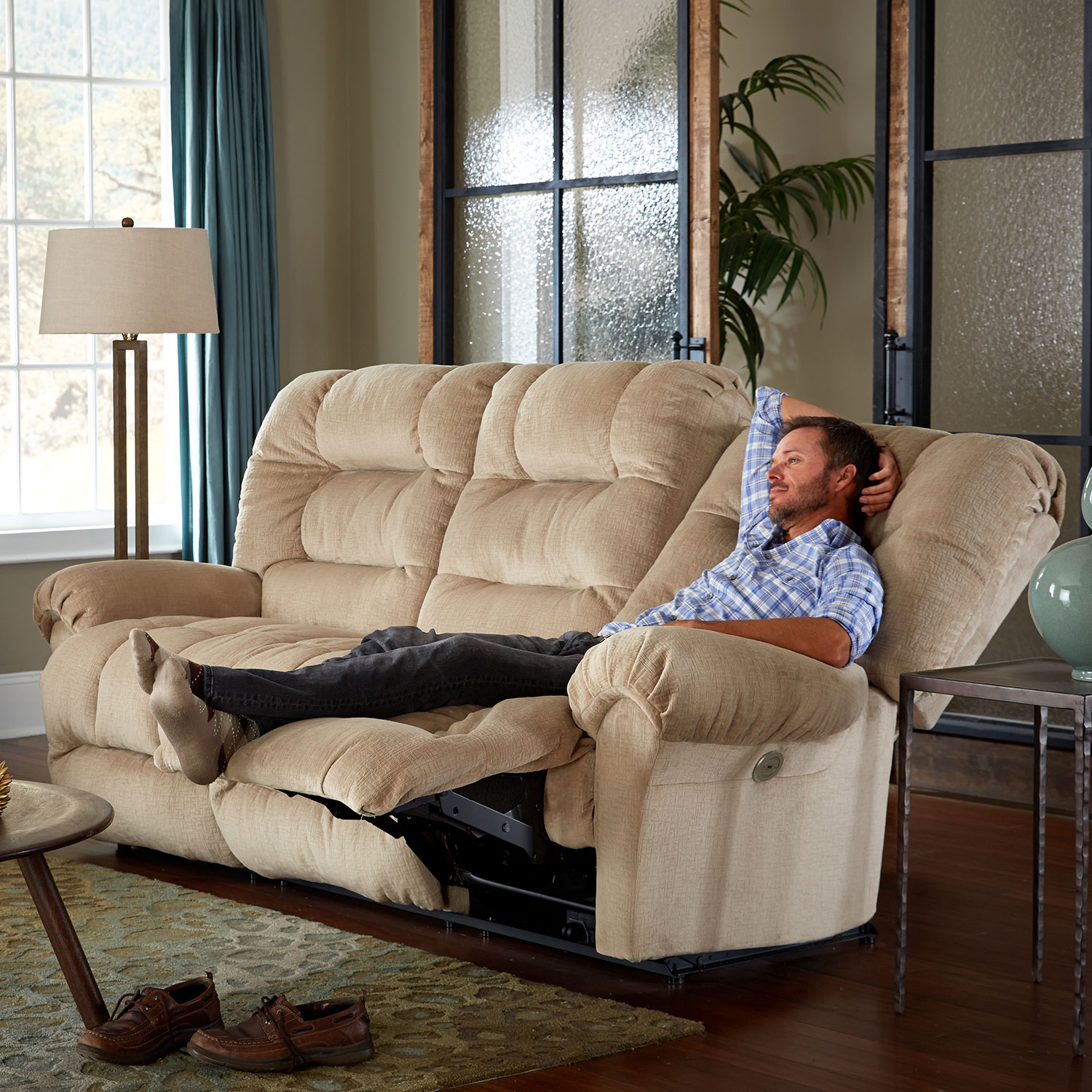 Seger - Reclining Sofa Featuring Best-max Construction - S720RA4 S720RA4