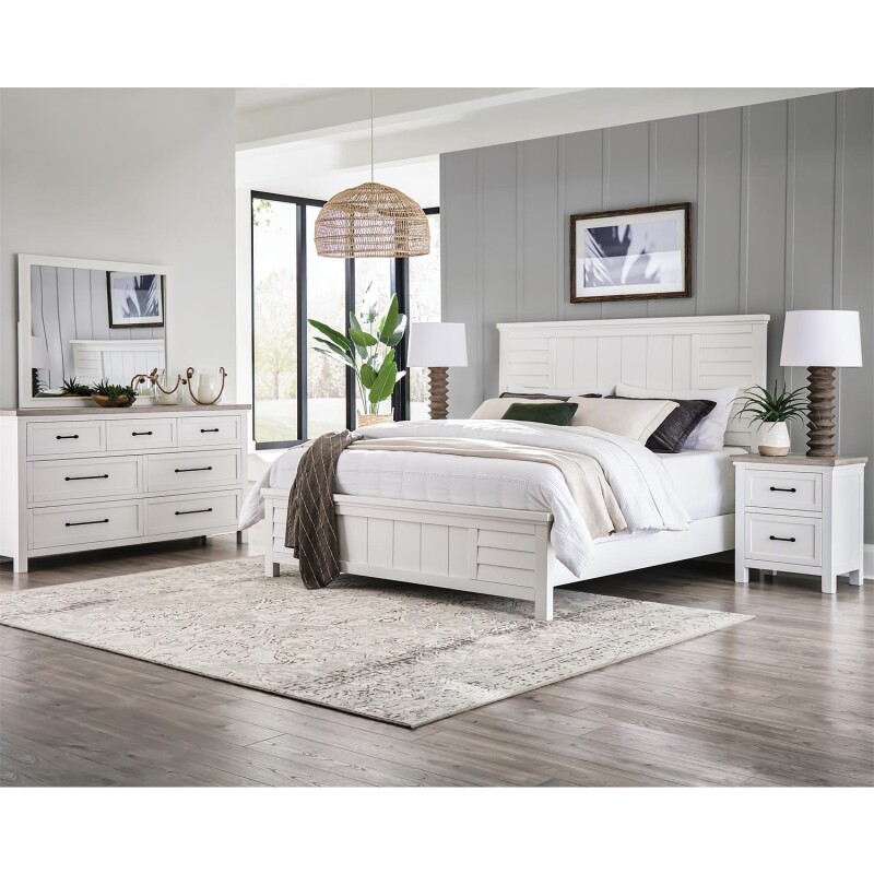 Cora King Louver Bed S784