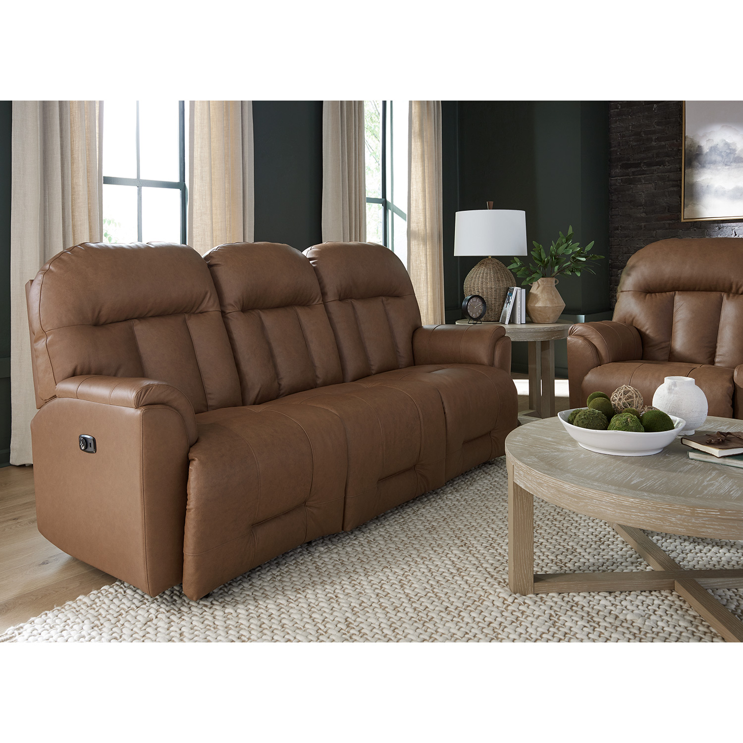 Suitably - Overstuffed Pillow Reclining Sofa - S830RA4 S830RA4