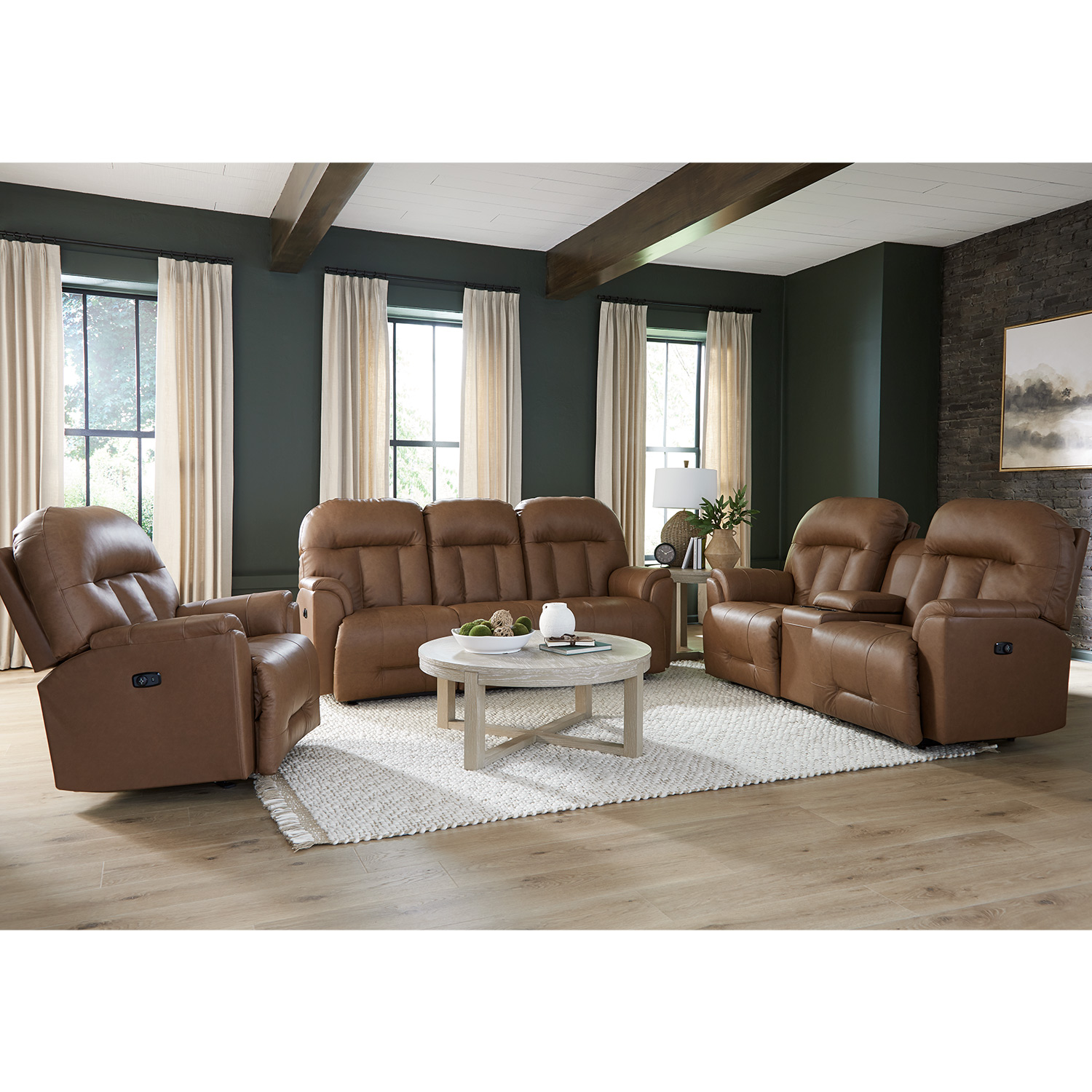 Suitably - Overstuffed Pillow Reclining Sofa - S830RA4 S830RA4