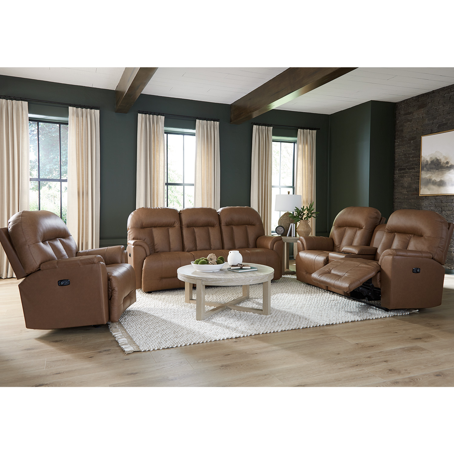 Suitably - Overstuffed Pillow Reclining Sofa - S830RA4 S830RA4