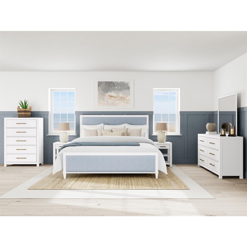 Rosalie King Upholstered Bed S844