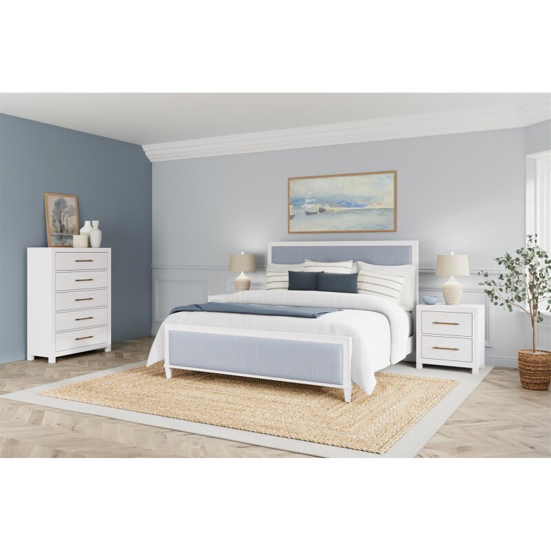 Rosalie King Upholstered Bed S844