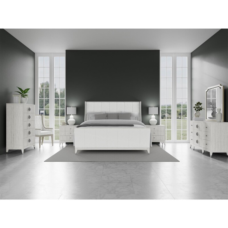Hepburn Queen Upholstered Bed S849