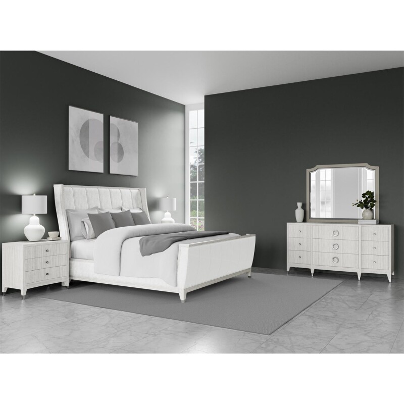 Hepburn King Upholstered Bed S850