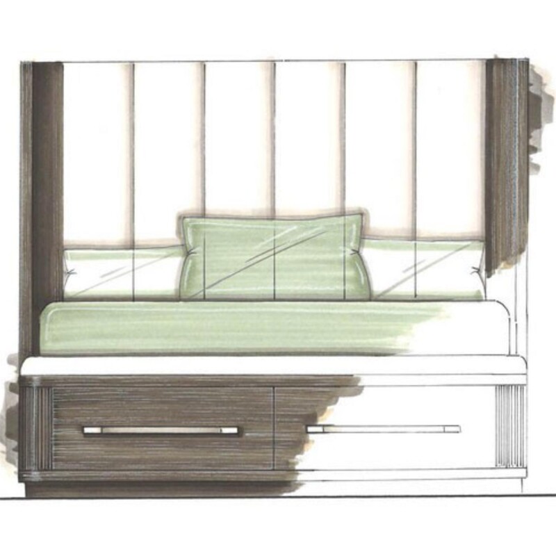 Sariel King Upholstered Bed S853