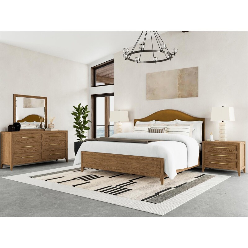 Halbrooke King Upholstered Bed S869