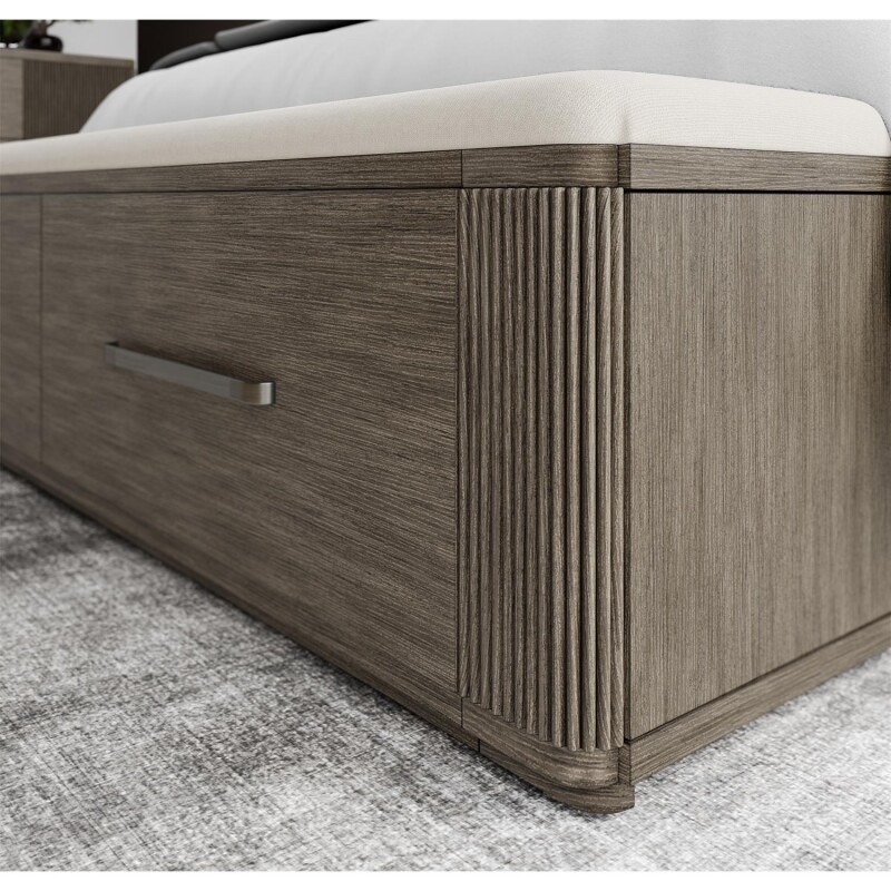 Sariel King Upholstered Storage Bed S911