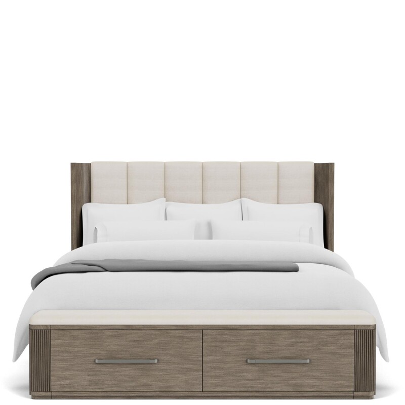 Sariel King Upholstered Storage Bed S911
