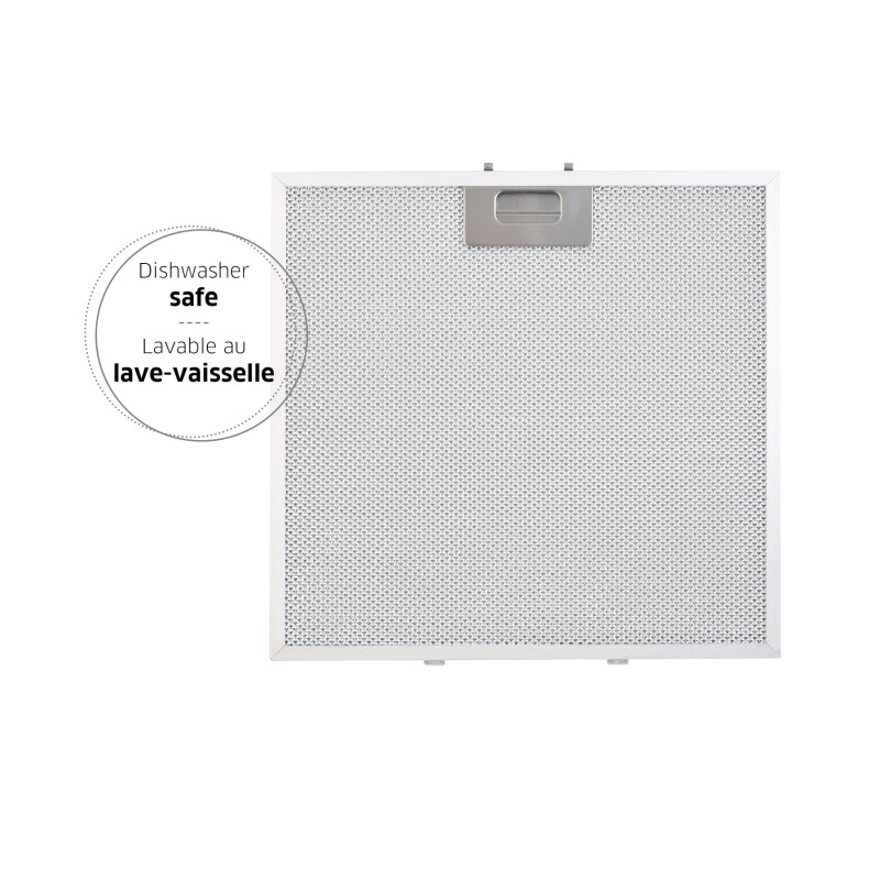 Broan-NuTone/BEST® Genuine Replacement Aluminum Filter for Range Hoods, 13-3/16" x 12-5/8", Fits Select Models (2-Pack) S97018027