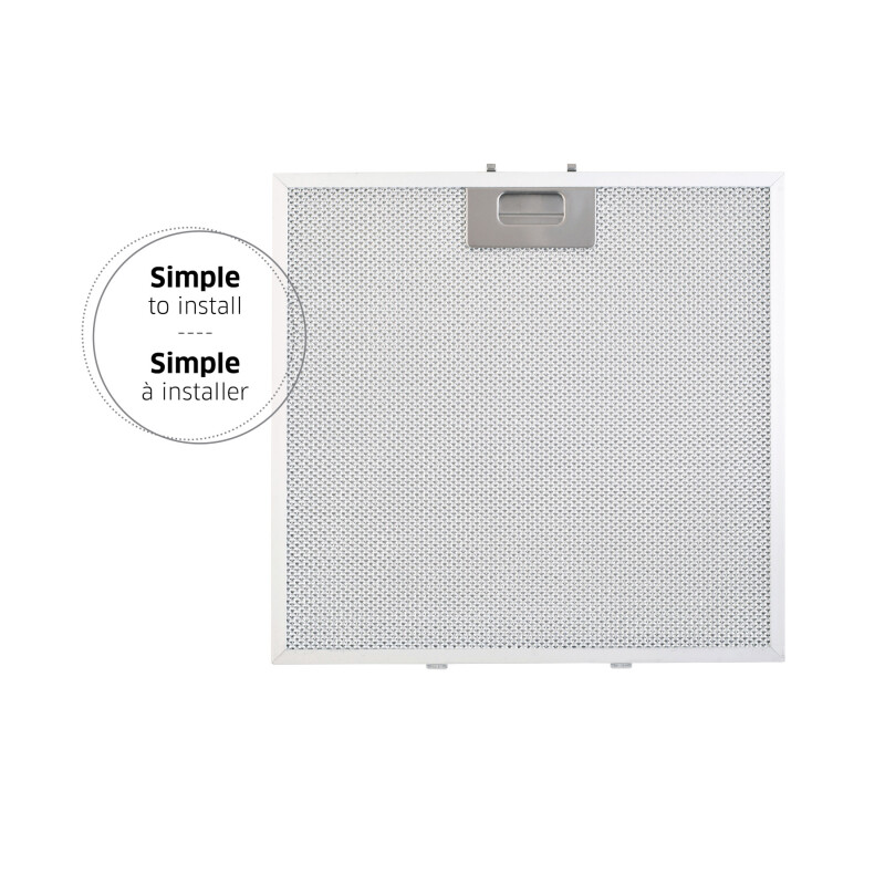 Broan-NuTone/BEST® Genuine Replacement Aluminum Filter for Range Hoods, 13-3/16" x 12-5/8", Fits Select Models (2-Pack) S97018027