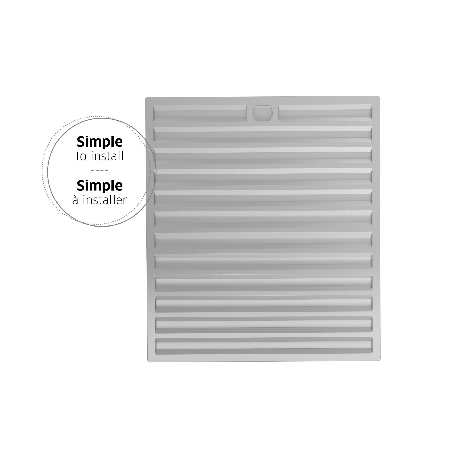 Genuine Replacement Aluminum Filter for 36" Range Hoods, 1523/32" x 167/8", Fits Select Models, (2Pack) S97020204003