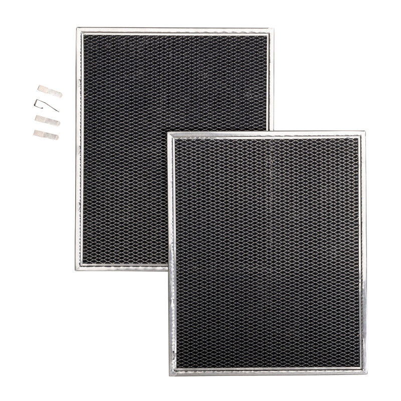 Broan-NuTone Genuine Replacement Charcoal Filter for Range Hoods, 13-5/16" x 10-13/16", Fits Select Models, (2-Pack) S99010308