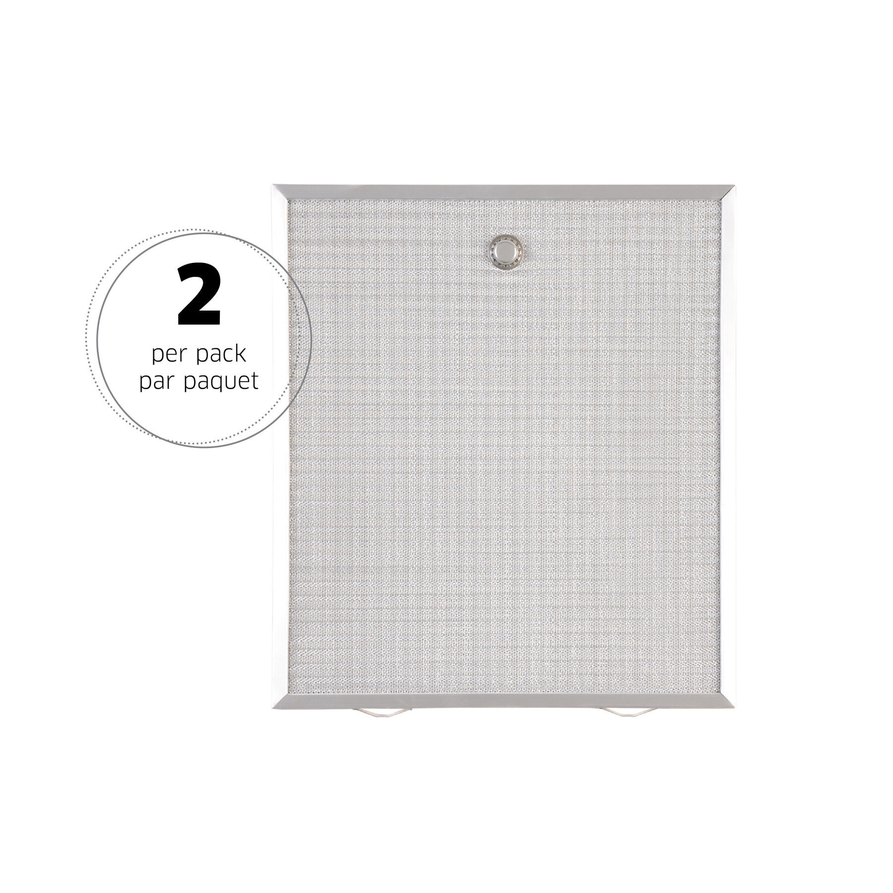 Broan-NuTone Genuine Replacement Aluminum Filter for 36" Range Hoods, 15-3/4" x 16-7/8", Fits Select Models, (2-Pack) S99010434003