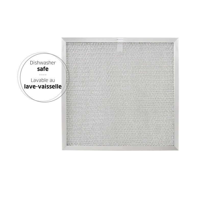 Broan-NuTone Genuine Replacement Aluminum Filter for Range Hoods, 11-7/16" x 11-13/16", Fits Select Models S99010467