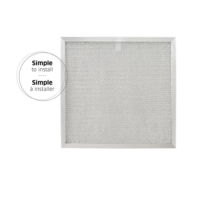 Broan-NuTone Genuine Replacement Aluminum Filter for Range Hoods, 11-7/16" x 11-13/16", Fits Select Models S99010467