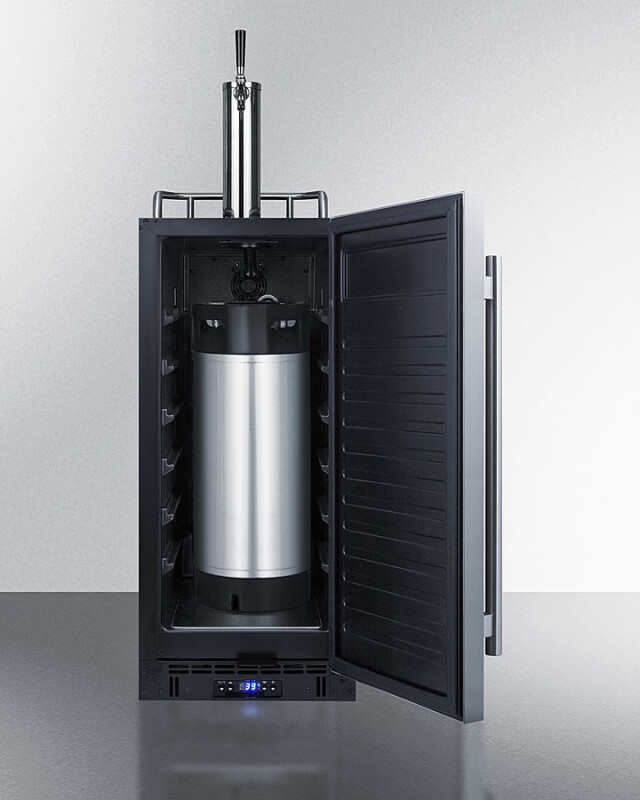15" Wide Built-In Cold Brew Coffee Kegerator view 4