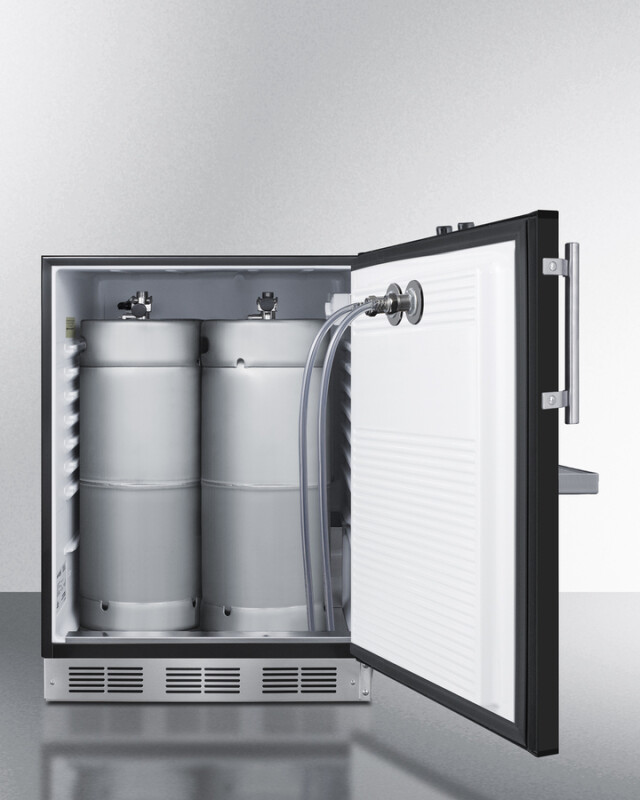 24" Wide Front Tap Built-In Beer Kegerator, ADA-Compliant SBC58BFRTPADA