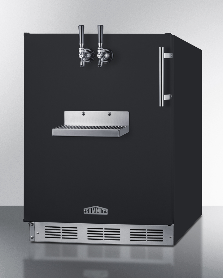 24" Wide Front Tap Built-In Beer Kegerator, ADA-Compliant SBC58BFRTPADALHD
