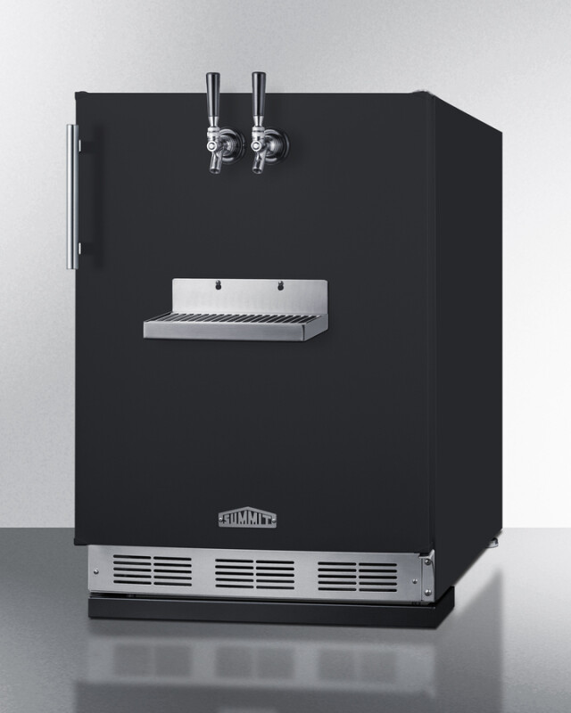 24" Wide Front Tap Built-In Cold Brew Coffee Kegerator SBC58BFRTPCF
