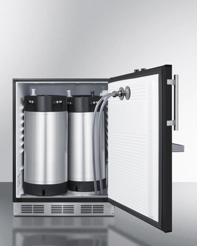 24" Wide Front Tap Built-In Cold Brew Coffee Kegerator, ADA-Compliant SBC58BFRTPCFADA