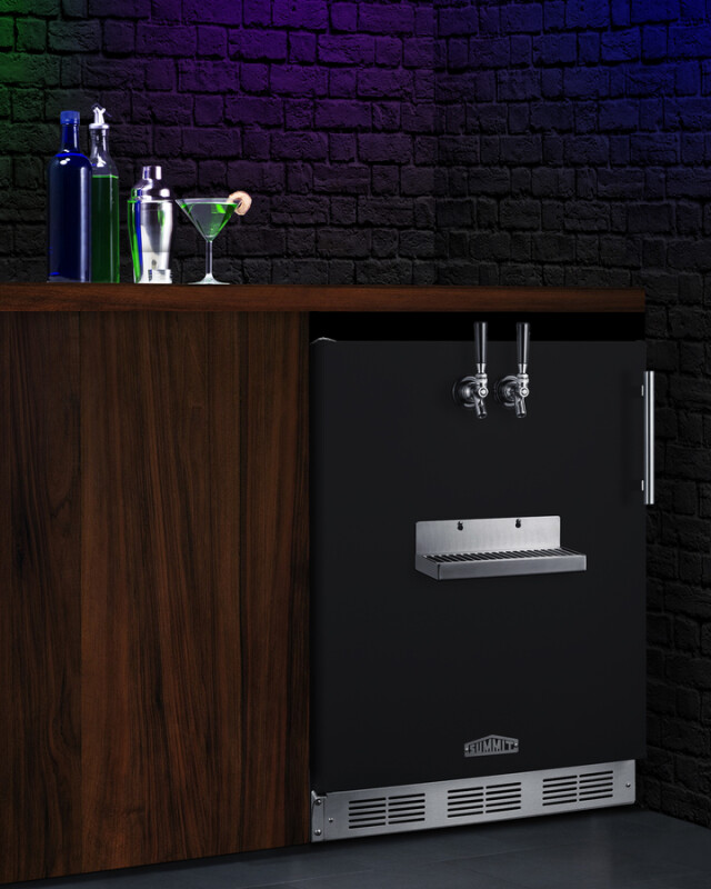 24" Wide Front Tap Built-In Cold Brew Coffee Kegerator, ADA-Compliant SBC58BFRTPCFADALHD