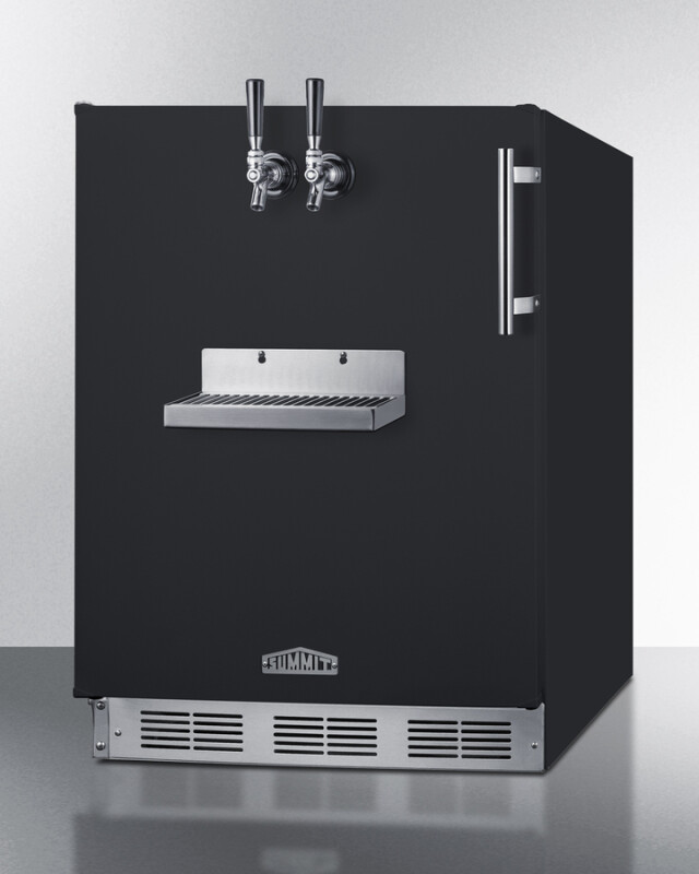 24" Wide Front Tap Built-In Cold Brew Coffee Kegerator, ADA-Compliant SBC58BFRTPCFADALHD