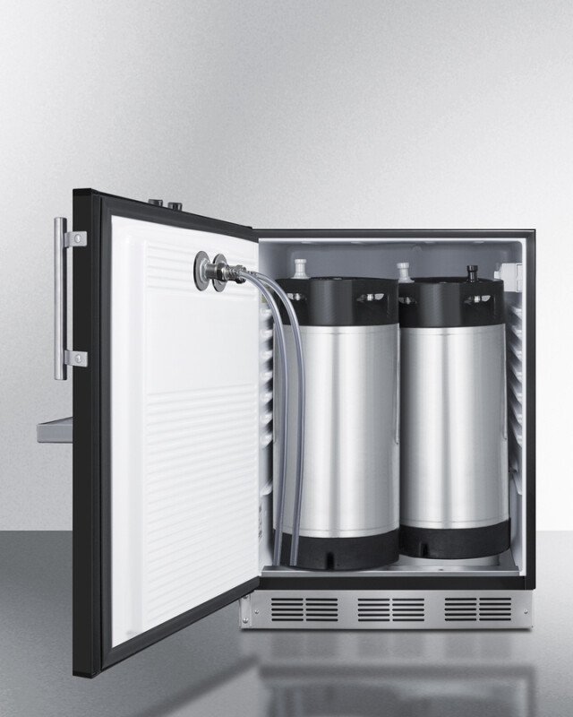 24" Wide Front Tap Built-In Cold Brew Coffee Kegerator, ADA-Compliant SBC58BFRTPCFADALHD